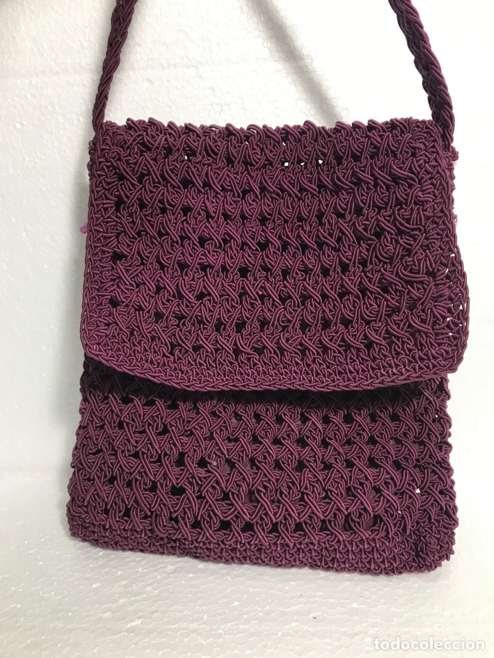 Vintage: Bolso tela 21x18cm - Foto 1