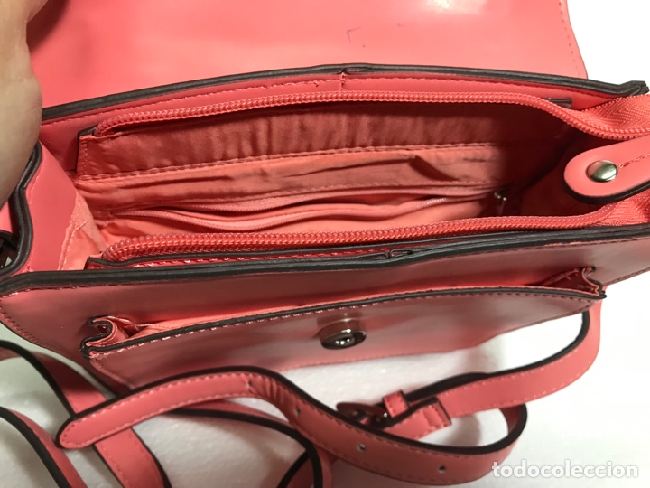 Vintage: Bolso rosa 22x21cm - Foto 2