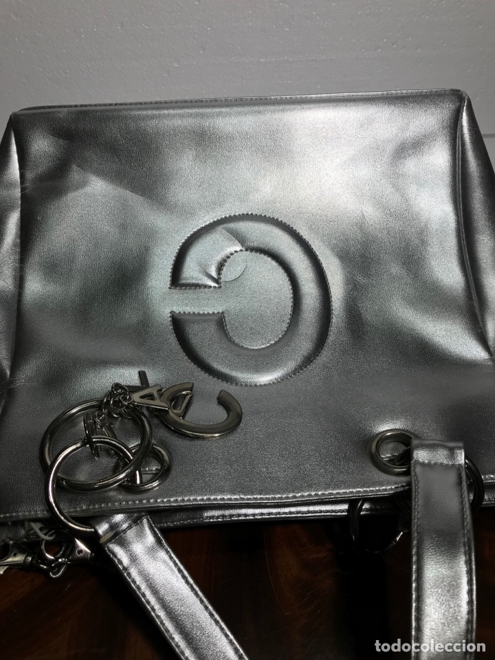 Vintage: Bolso plateado 27x25cm - Foto 5