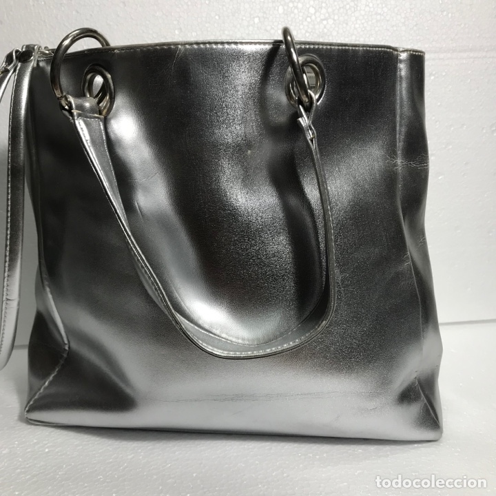 Vintage: Bolso plateado 27x25cm - Foto 1