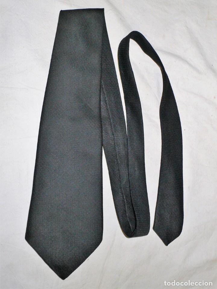 Vintage: CORBATA NEGRA A&Ntilde;OS 70 - Foto 2