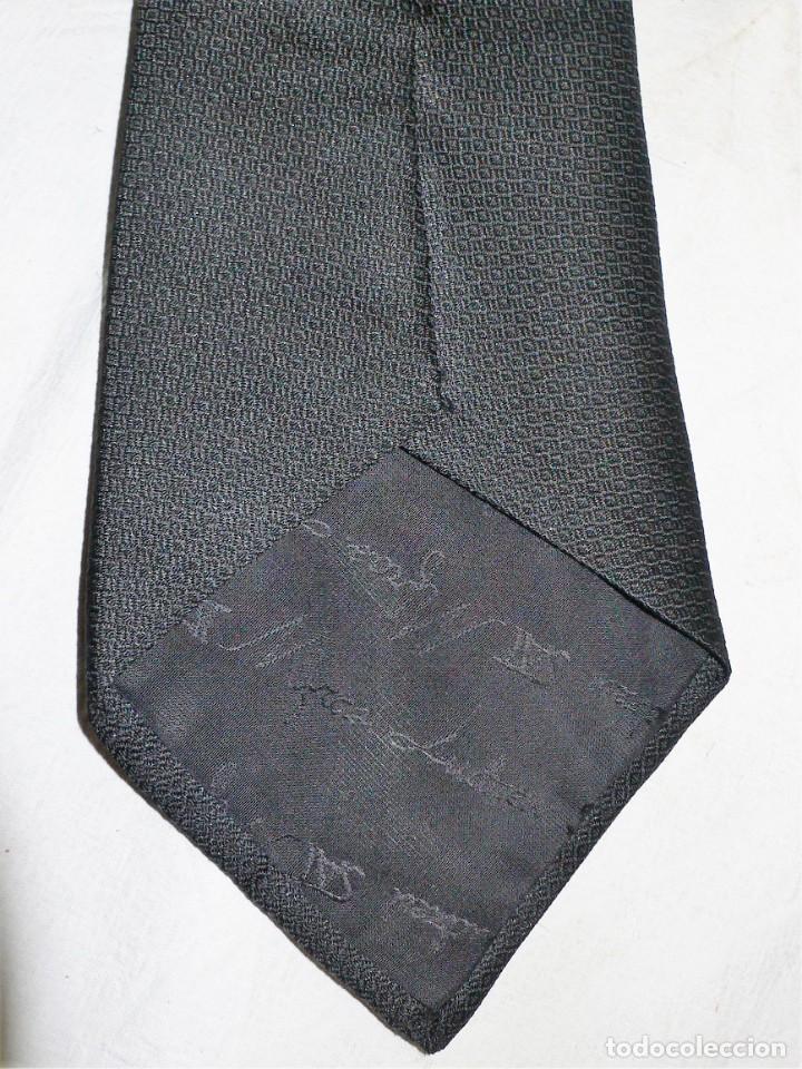 Vintage: CORBATA NEGRA A&Ntilde;OS 70 - Foto 4
