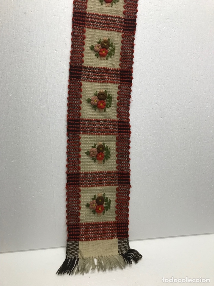 Vintage: Bufanda de lana hecha a mana 1.50x25cm Ref C7 - Foto 7