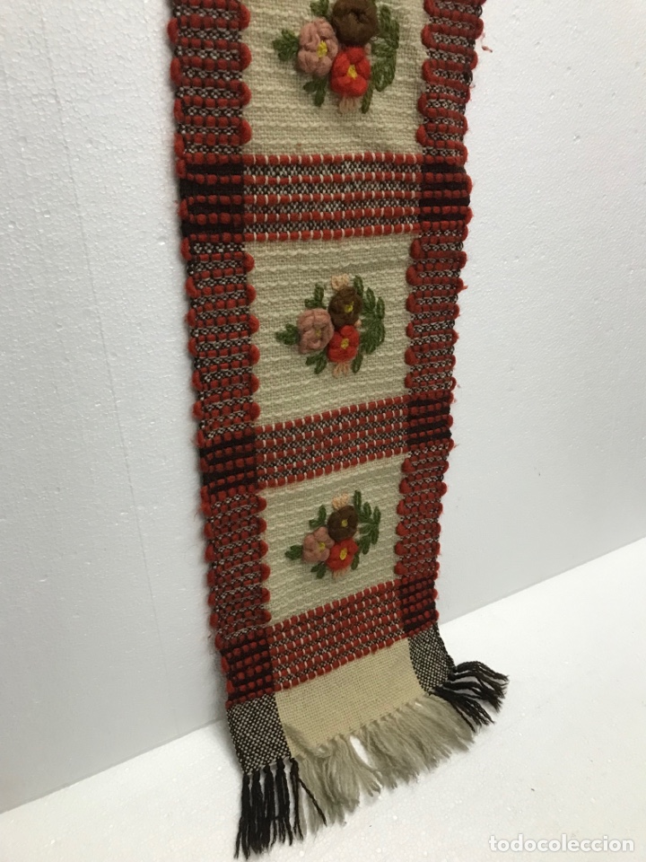 Vintage: Bufanda de lana hecha a mana 1.50x25cm Ref C7 - Foto 8