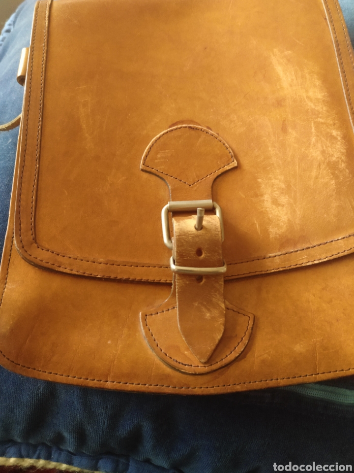 Vintage: Bolso de cuero tradicional - Foto 1
