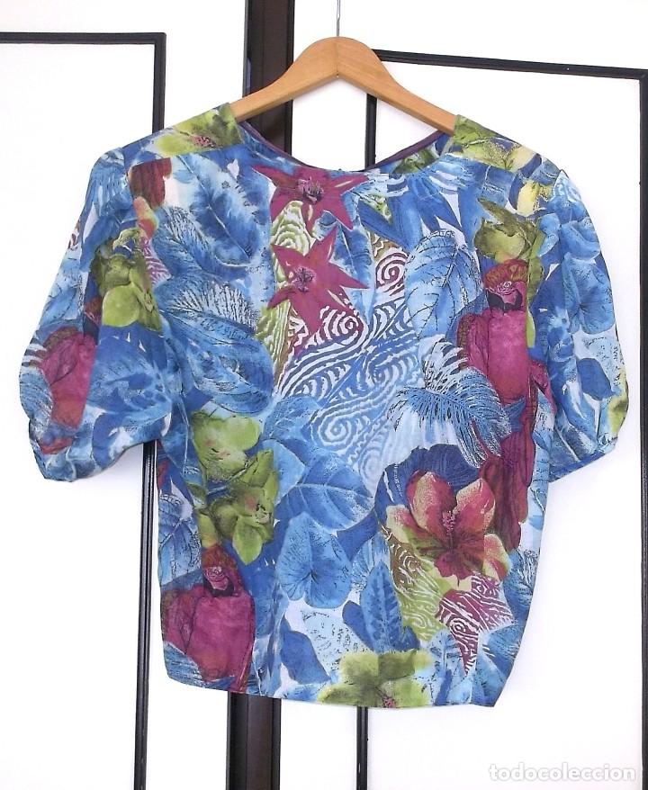 Vintage: CAMISA SE&Ntilde;ORA A&Ntilde;OS 70-80 - Foto 3