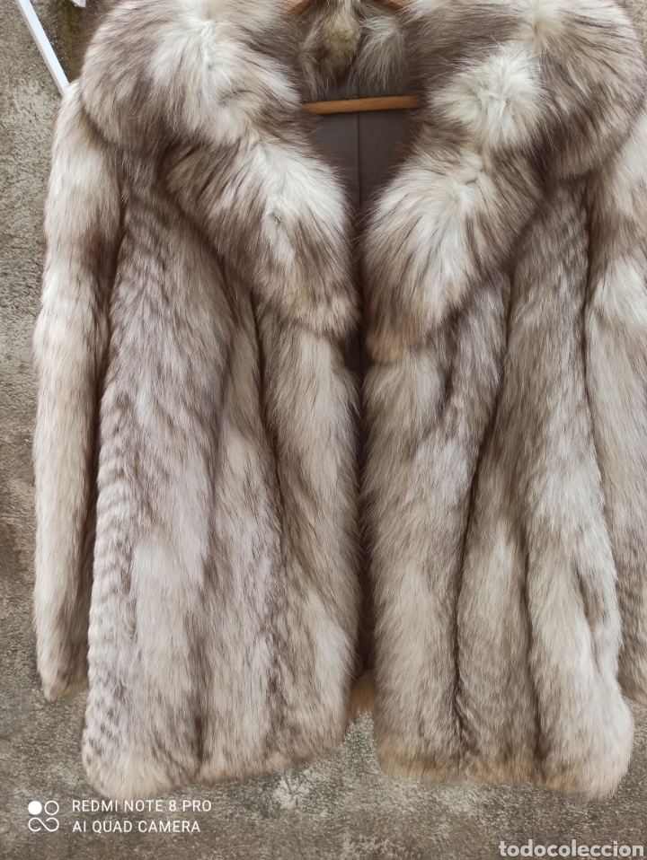 Vintage: espectacular Chaquet&oacute;n de zorro. Impecable - Foto 5