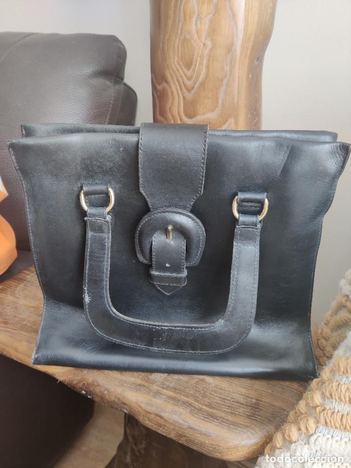 Vintage: bolso de piel vintage - Foto 1