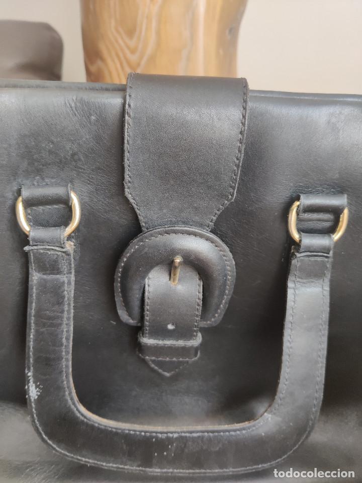 Vintage: bolso de piel vintage - Foto 3