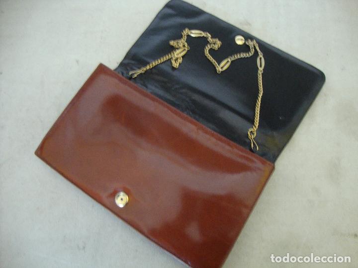 Vintage: BOLSO VINTAGE PIEL MARRON - Foto 2