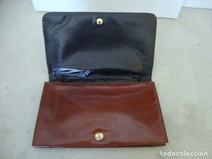 Vintage: BOLSO VINTAGE PIEL MARRON - Foto 4
