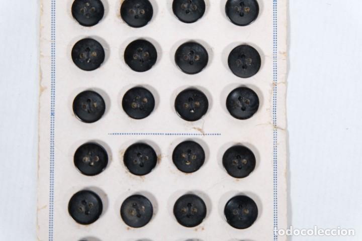 Vintage: Lote Botones en negro - 10 mm - Foto 3
