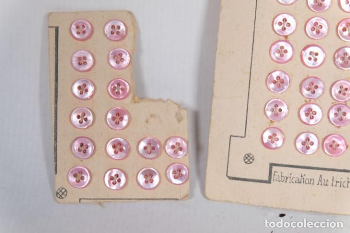 Vintage: Botones en rosa - 6 mm - Foto 4