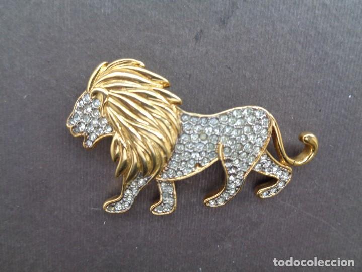 Vintage: BROCHE DE SE&Ntilde;ORA EN FORMA DE LEON - Foto 1