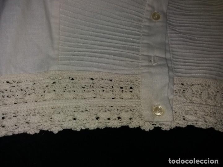 Vintage: Conjunto pantal&oacute;n corto y corpi&ntilde;o, con ganchillo material algod&oacute;n - Foto 5