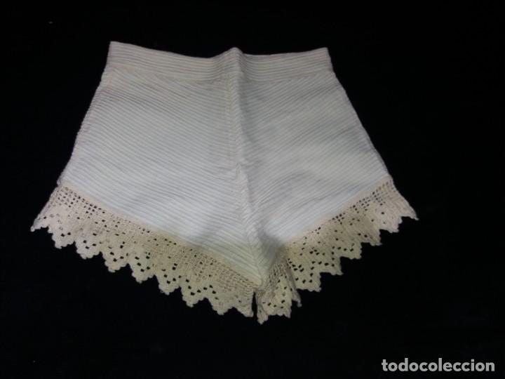 Vintage: Conjunto pantal&oacute;n corto y corpi&ntilde;o, con ganchillo material algod&oacute;n - Foto 8