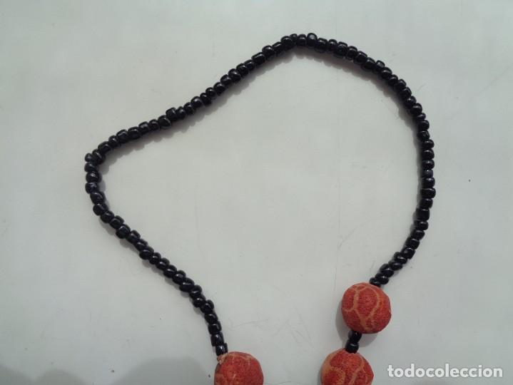 Vintage: ORIGINAL COLLAR EN ROJO Y NEGRO - Foto 2