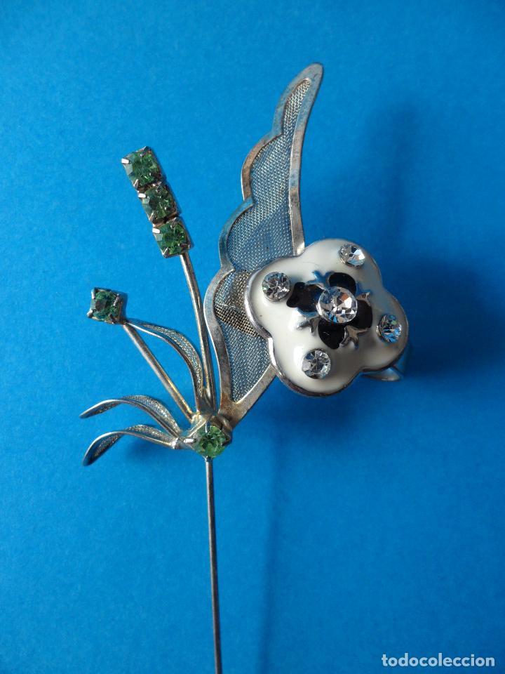 Vintage: Broche y Alfiler de flores - Complementos de vestir - Foto 6