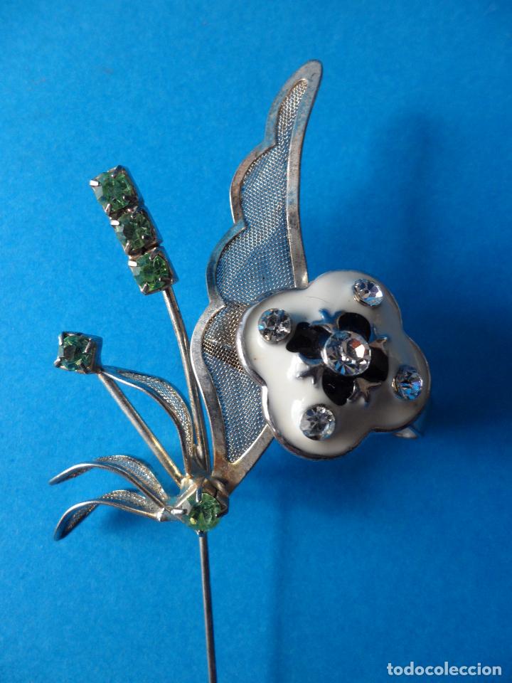 Vintage: Broche y Alfiler de flores - Complementos de vestir - Foto 10