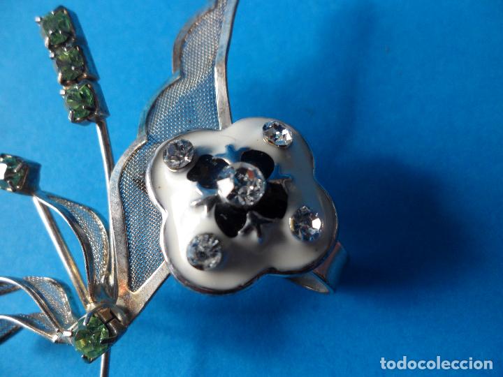 Vintage: Broche y Alfiler de flores - Complementos de vestir - Foto 11