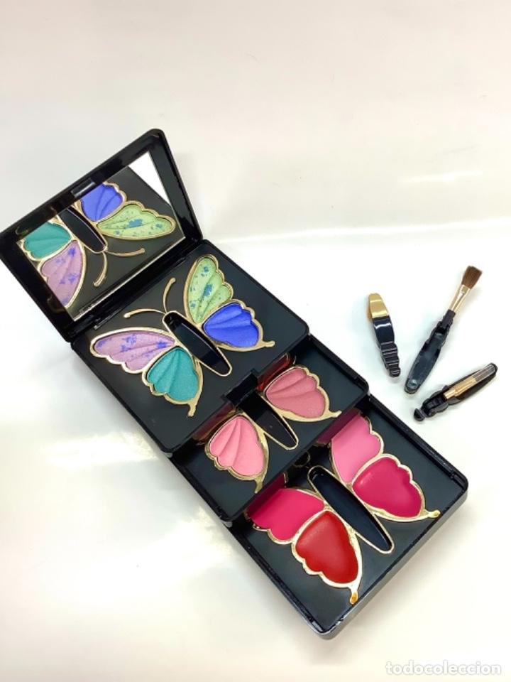Vintage: ESTUCHE DE MAQUILLAJE LES PAPILLONS. - Foto 1