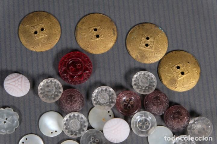 Vintage: Lote botones en cristal - Foto 2