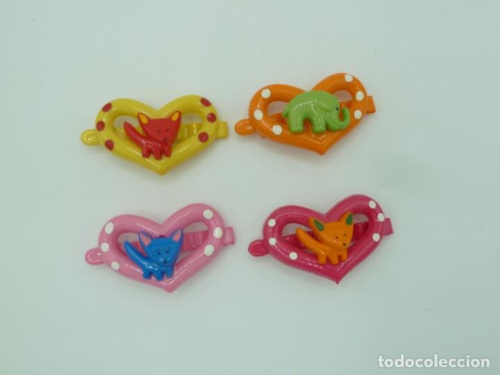Vintage: Lote Pasadores pelo. Coraz&oacute;n - Foto 2