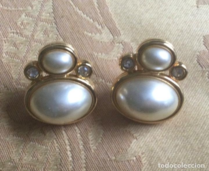 Vintage: PENDIENTES PERLA VINTAGE A&Ntilde;O 70 - Foto 1