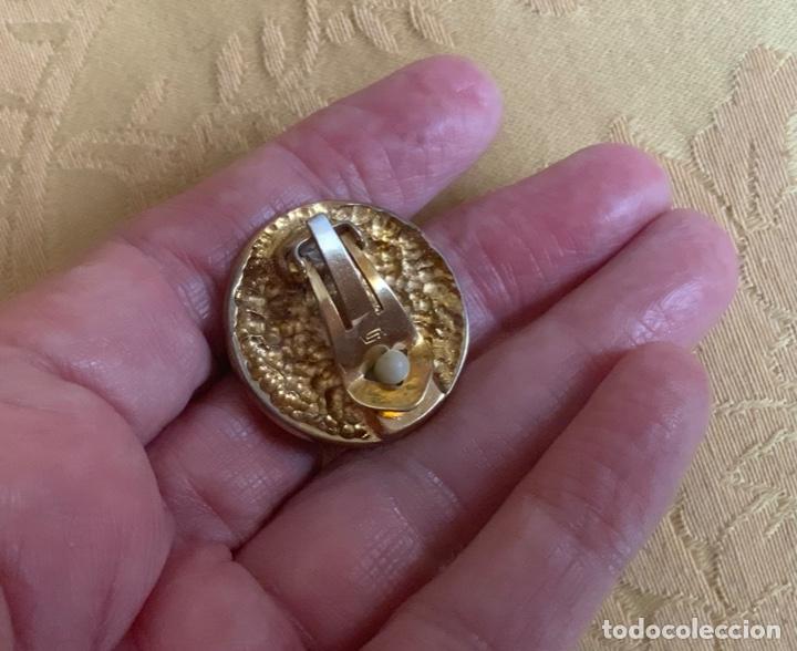 Vintage: PENDIENTES VINTAGE ESMALTE Y PEDRERIA - Foto 10