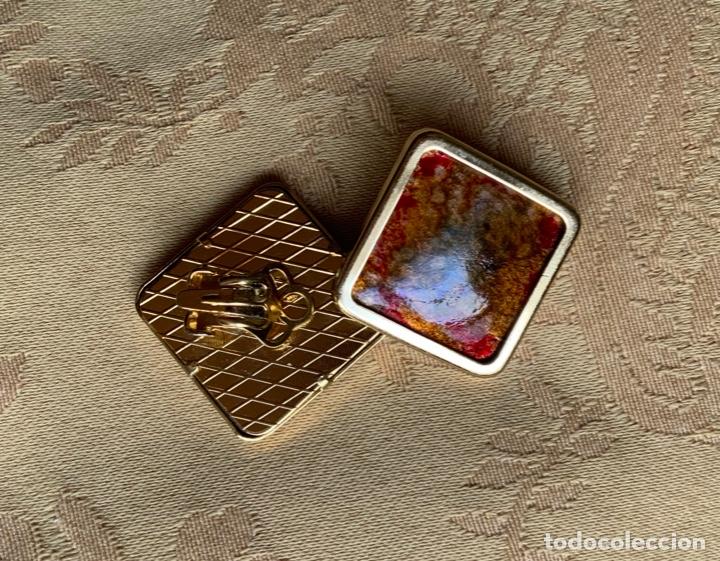 Vintage: PENDIENTES DE ESMALTE, A&Ntilde;OS 70 - Foto 5