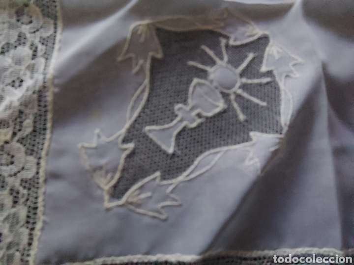 Vintage: Antiguo Pa&ntilde;uelo de comuni&oacute;n - Foto 4
