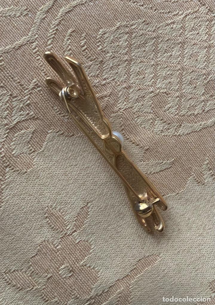 Vintage: BROCHE, ALFILER A&Ntilde;OS 60 CON PERLA - Foto 5