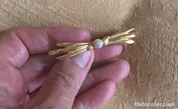 Vintage: BROCHE, ALFILER A&Ntilde;OS 60 CON PERLA - Foto 8