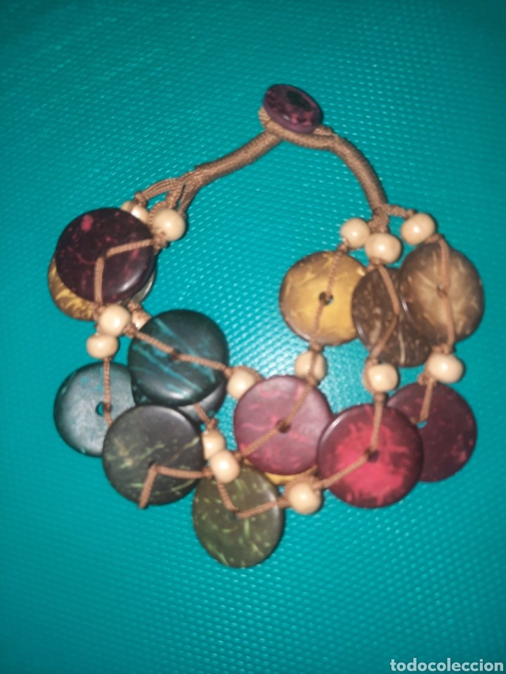 Vintage: PULSERA VINTAGE DE MADERA - Foto 2