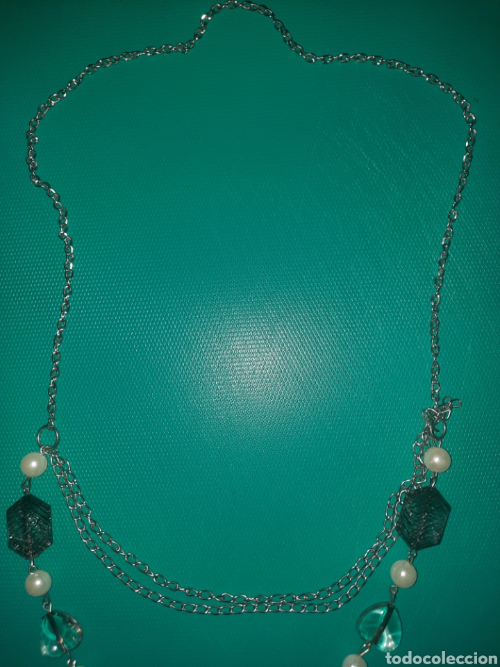 Vintage: COLLAR VINTAGE PLATEADO, PERLAS,.. - Foto 3