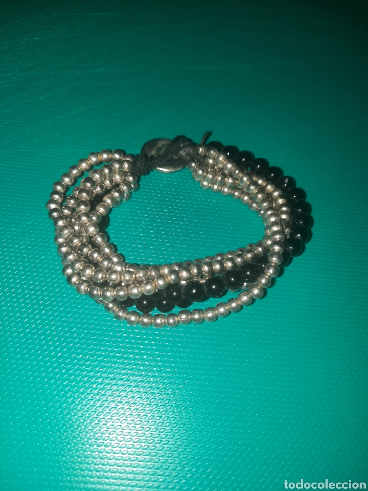 Vintage: PULSERA VINTAGE DE BOLAS BICOLOR - Foto 1