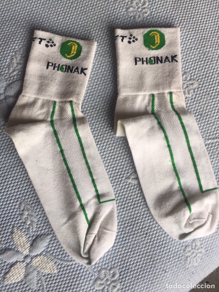 Vintage: Calcetines PHONAK ( de ciclismo ) - Foto 1