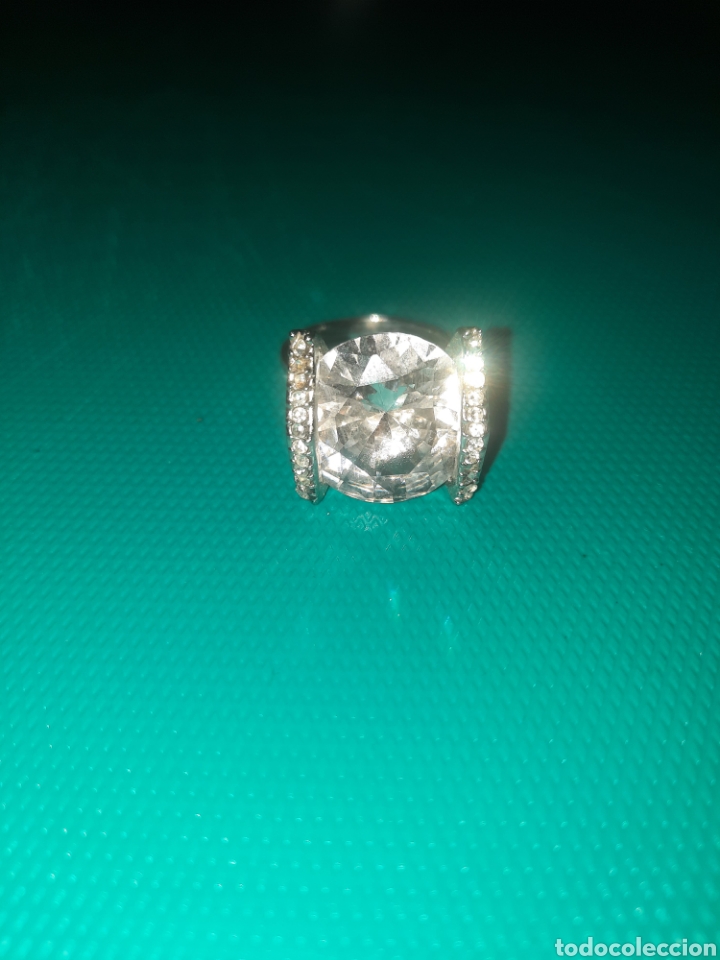Vintage: ANILLO VINTAGE CON PEDRUSCO DE CRISTAL - Foto 2