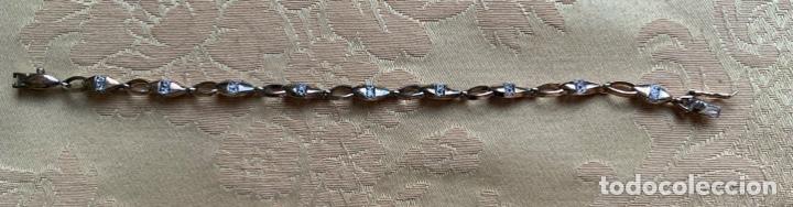 Vintage: PULSERA PLATA CONTRASTADA 925 SOBREDORADA - Foto 1