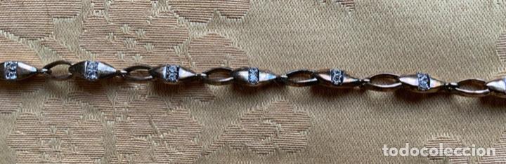 Vintage: PULSERA PLATA CONTRASTADA 925 SOBREDORADA - Foto 9
