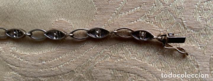 Vintage: PULSERA PLATA CONTRASTADA 925 SOBREDORADA - Foto 14