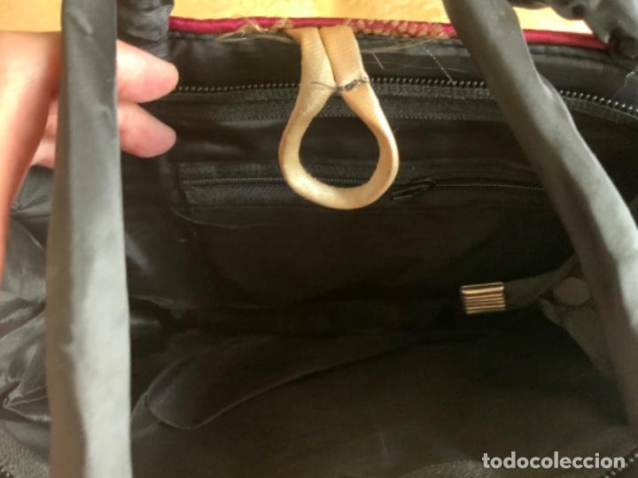Vintage: BOLSO ORIENTAL, SEDA NATURAL - Foto 10