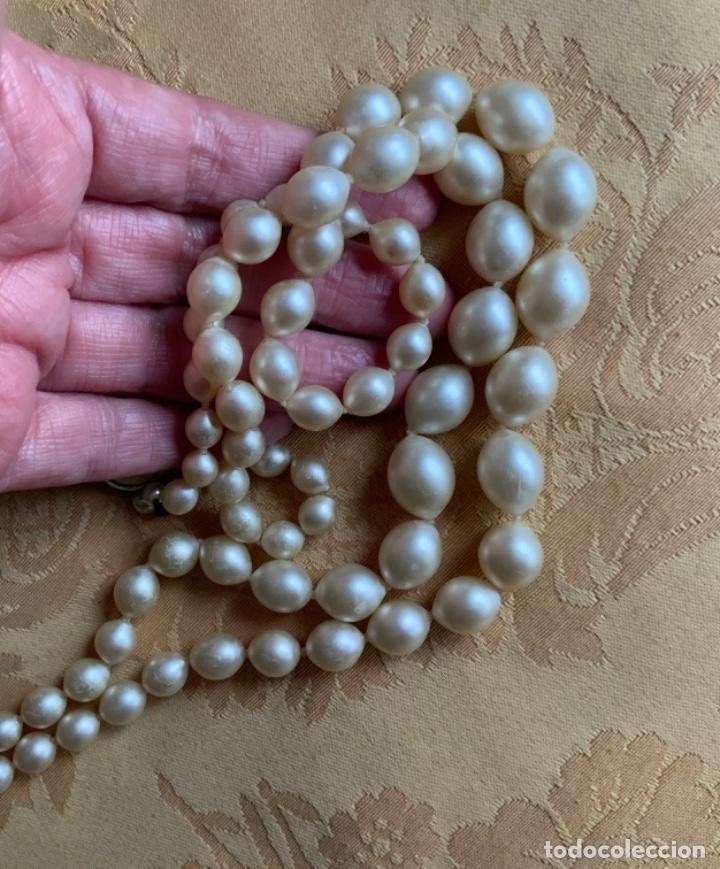 Vintage: COLLAR DOS VUELTAS DE PERLAS, A&Ntilde;OS 60 - Foto 12