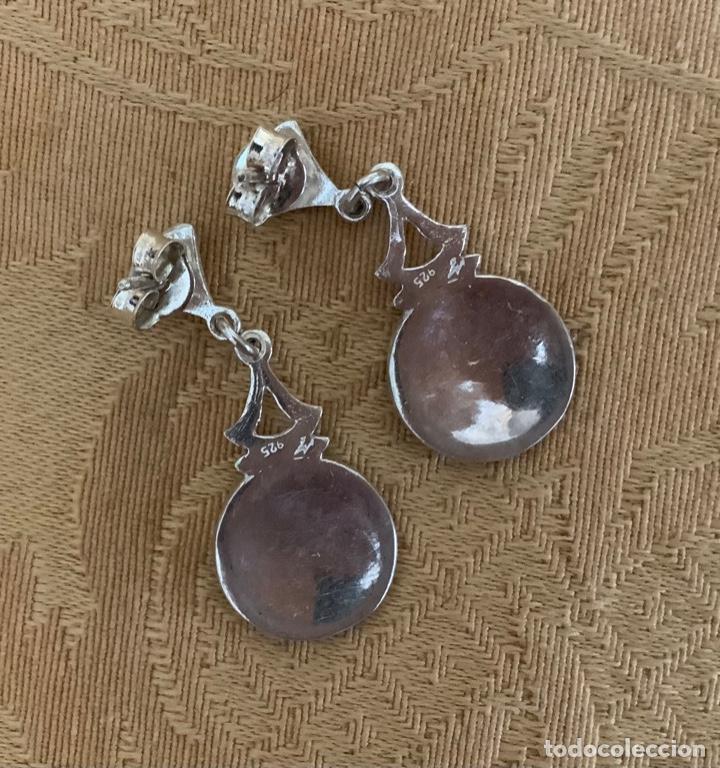 Vintage: PENDIENTES PLATA LEY 925 Y ESMALTE - Foto 10