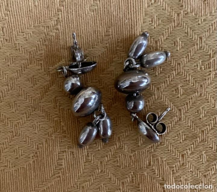Vintage: PENDIENTES ITALY PLATA 925 - Foto 3