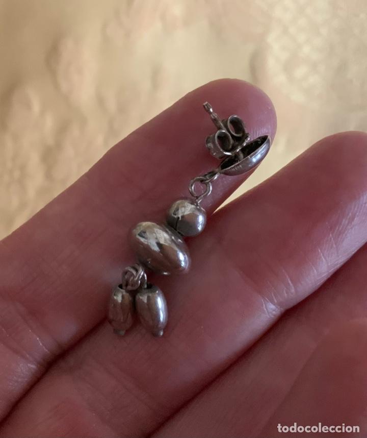 Vintage: PENDIENTES ITALY PLATA 925 - Foto 4