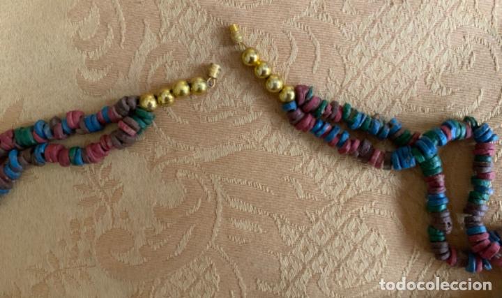 Vintage: COLLAR EGIPCIO, ESCARABAJOS - Foto 9