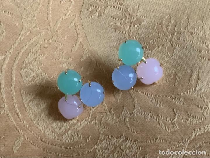 Vintage: PENDIENTES VINTAGE CIERRE OMEGA - Foto 1