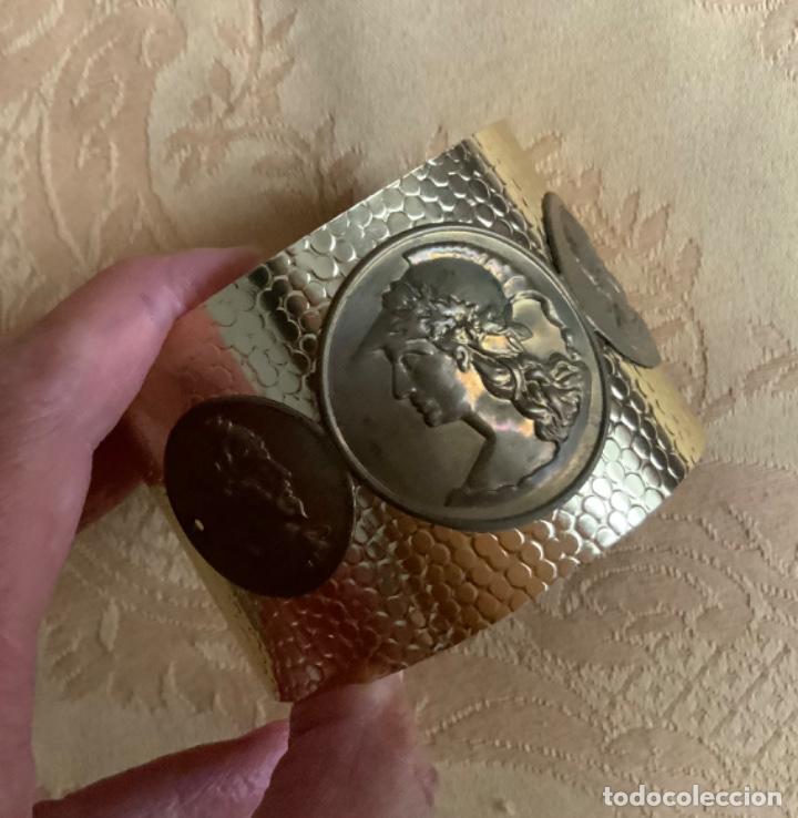 Vintage: BRAZALETE VINTAGE DORADO - Foto 3