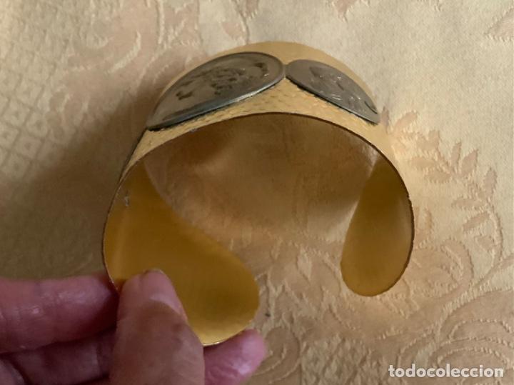 Vintage: BRAZALETE VINTAGE DORADO - Foto 4